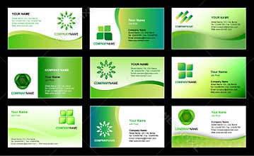 Business card template design