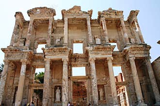 The ruins of Ephesus Turkey