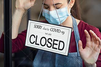 Small business in shutdown for covid-19