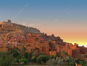 Ait benhaddou sunset