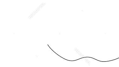 One continuous line of heart. Concept of love. Video with alpha channel.