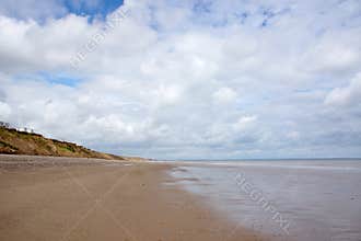 Beach, big sky, coastal erosion