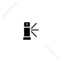 Barrier vector icon