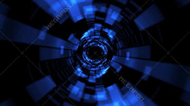 Abstract Radial Blur Vortex Tunnel Loop