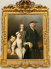 Allan Ramsay, Thomas, 2nd Baron Mansel of Margam with his Blackwood Half-Brothers and Sister