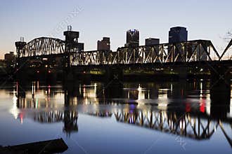 Sunset in Little Rock, Arkansas
