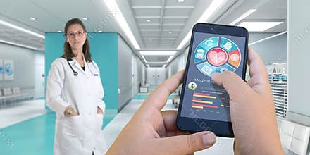 Healthcare app and doctor