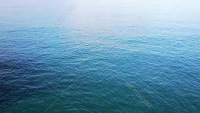 Ariel view sea waves calm and tranquil background