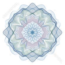 Guilloche elenent for certificate / money design