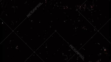 Screen of a Vintage TV with scratches and damage. Old Film Effect, Retro film. Black and white screen with rounded edges