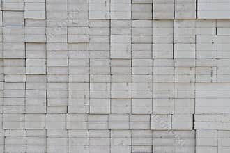Background of light-weight brick laid together.