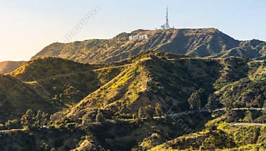 Panorama of the Hollywood Hills
