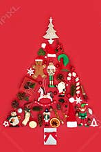 Abstract Christmas Tree Decoration