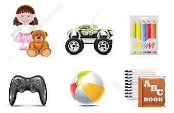 Vector baby icons. Part 1