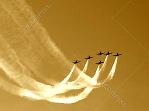 Synchronized team flight V