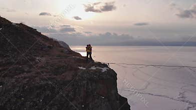 Two young women rejoice in a common victory.