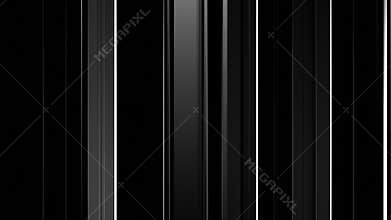 Black White Background with Changing Lines and Reflections, Seamless Looped 3d Animation, 4K
