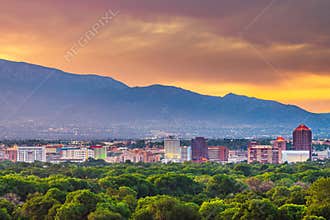 Albuquerque, New Mexico, USA Cityscape