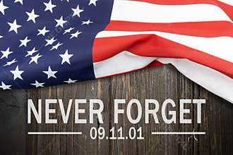9/11 Patriot Day, September 11. `Never Forget`