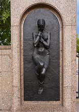 `Violated Soul` by David Newton inside the Freedman`s Cemetery Memorial in Dallas, Texas