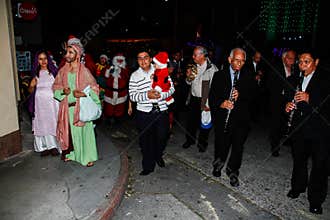 Guatemala Christmas Season Celebration Las Posadas