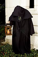 Hooded monk