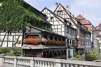 Houses natural fresh decoration landscape from Strasbourg