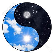 Sun and moon