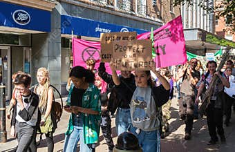 Climate Protest in Worcester