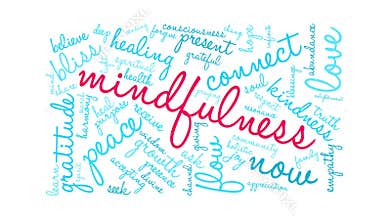 Mindfulness Animated Word Cloud