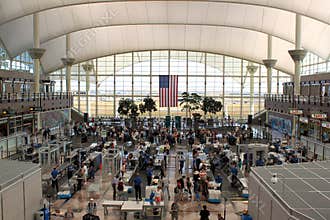 Security at airport terminal