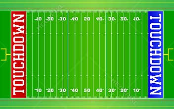 American Football Field NFL EPS