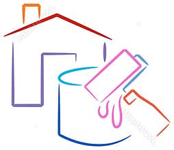 House painting logo