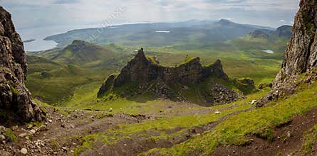 The Quiraing â€“ Destination with easy and advanced mountain hikes with beautiful scenic views on the Isle of Skye