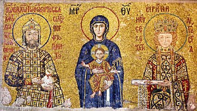 East Roman wall mosaic