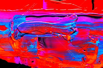 Abstract background. Oil acrylic paint. Thick brushstrokes. Colorful painting with copy space. Book cover poster.