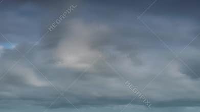 Beautiful summer day storm cloud time lapse.