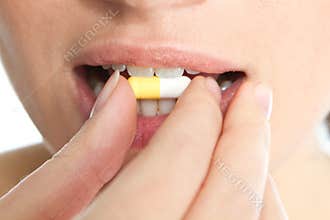 Taking medicine