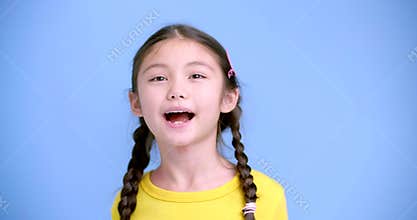 Portrait of a beautiful little girlÂ 