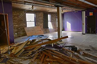 Remodeling of a warehouse