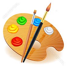 Art palette.