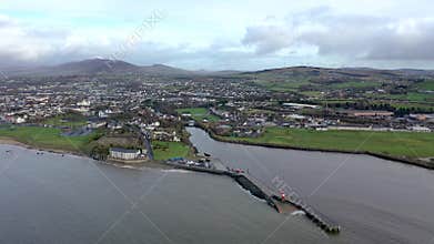 The life boat station is located north of the town Buncrana in County Donegal - Republic of Ireland