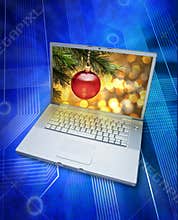 Christmas Online Computer Shopping