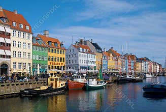 Denmark. Copenhagen. Nyhavn (New Harbour)