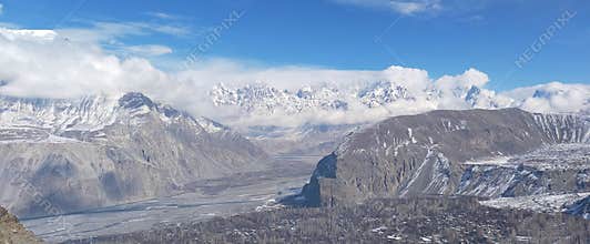 Beautiful view of Khaplu Ghanche Gilgit Baltistan