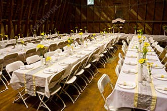 Reception Dinner Tables