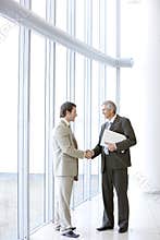Businessmen shaking hands
