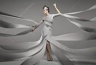 Fashion photo of a woman