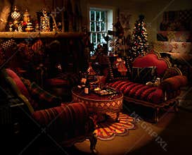 Holiday livingroom