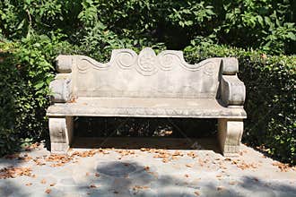 Stone bench